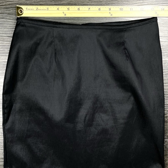 VTG XSCAPE by Joanna Chen Strapless Tiered Ruffle Mermaid Maxi Dress Black SZ 8 - Picture 7 of 13